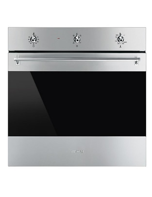 Horno a gas natural Smeg SF6302GVK capacidad 60 L