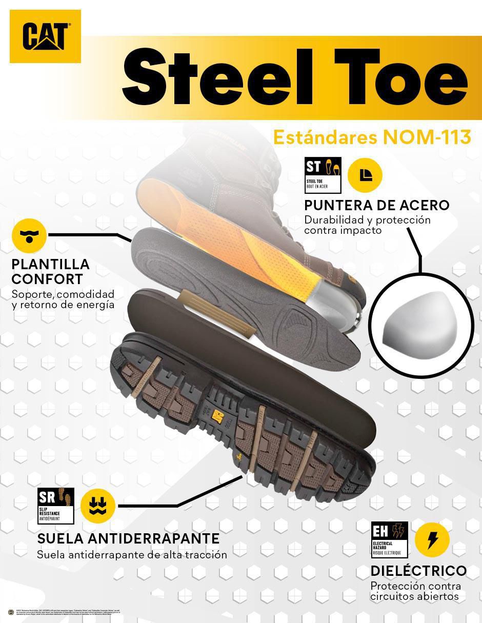 Bota de piel para hombre