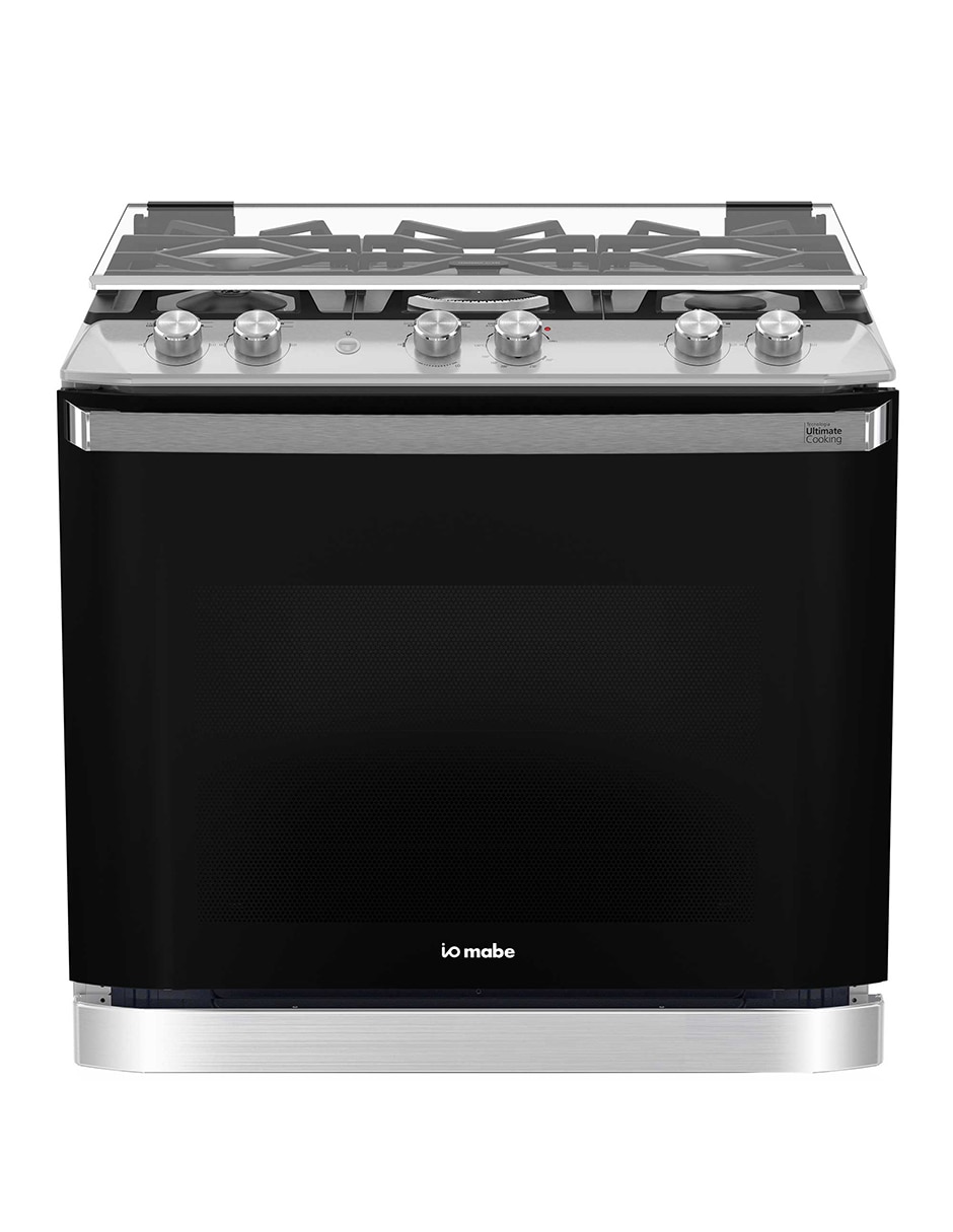 Estufa empotrable a gas lp Ultimate 79.2 cm IO8061GETSS0 de 5 quemadores 1