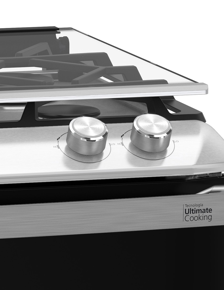 Estufa empotrable a gas lp Ultimate 79.2 cm IO8061GETSS0 de 5 quemadores 4