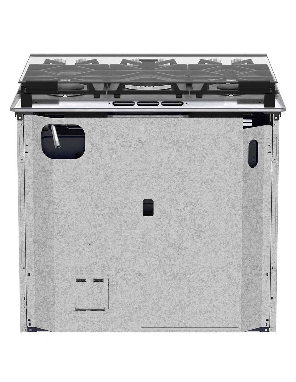 Estufa empotrable a gas lp Ultimate 79.2 cm IO8061GETSS0 de 5 quemadores 5