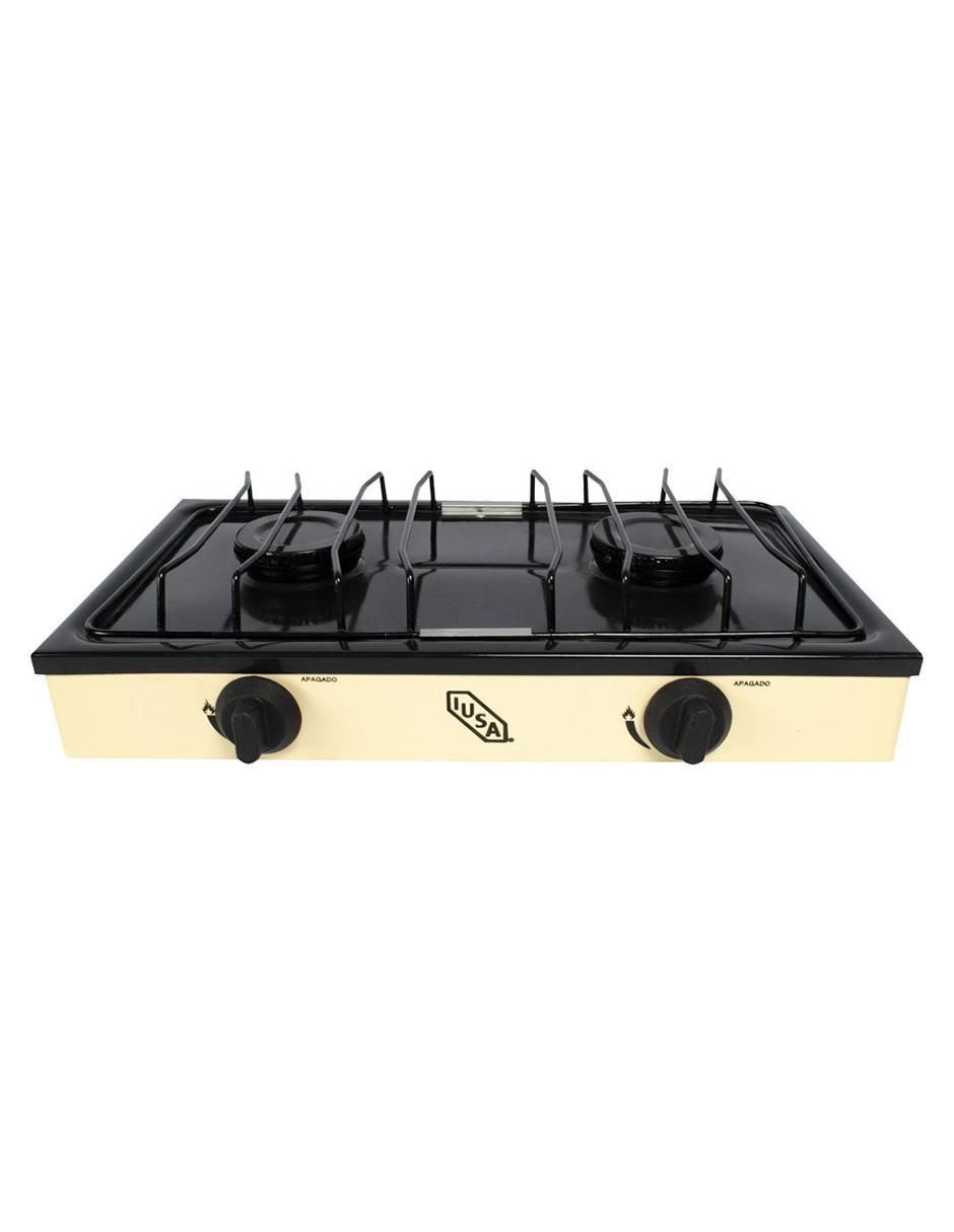 PARRILLA GAS LP 2 QUEMADORES IU, BEIGE 1