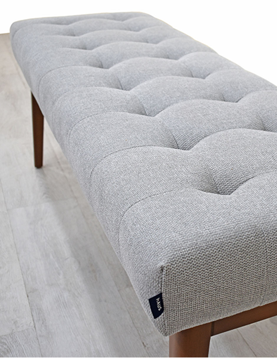 Pie de cama Haus Riviani de madera álamo
