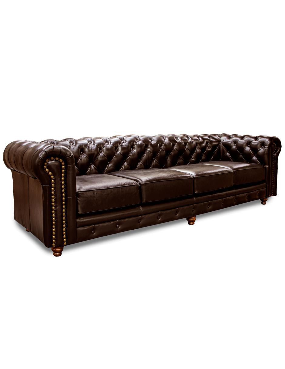 Sofá Chesterfield de piel 4