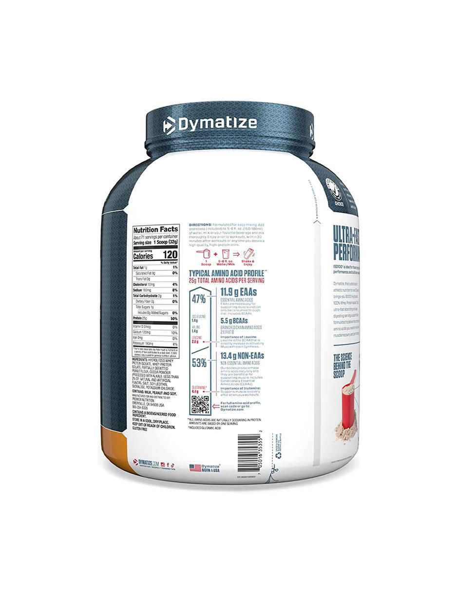 Proteína Dymatize sabor chocolate de 2.3 kg 2