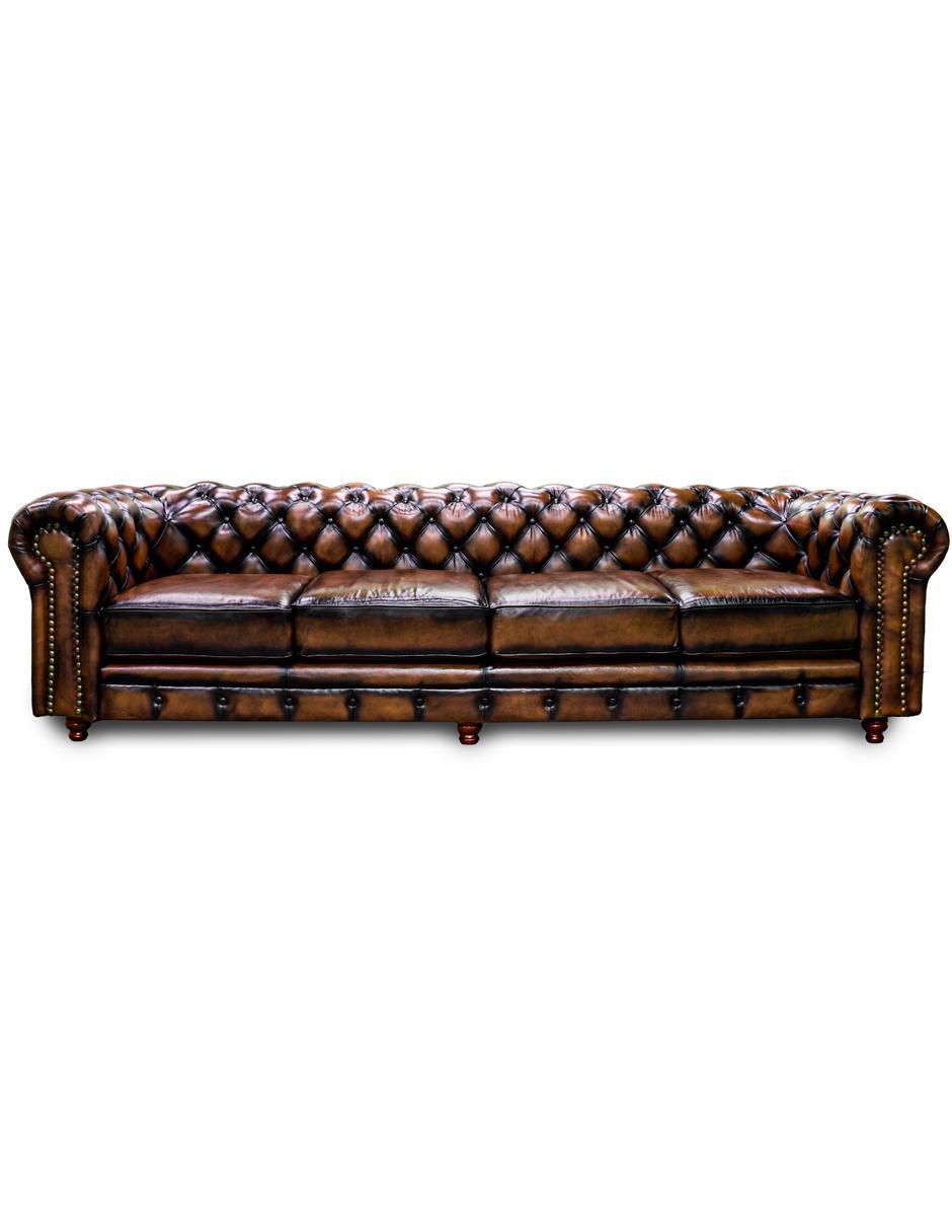 Sofá Chesterfield de piel