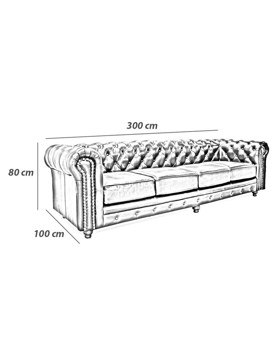 Sofá Chesterfield de piel 7