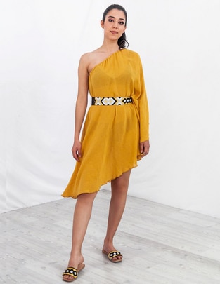 Vestido a la rodilla casual para mujer