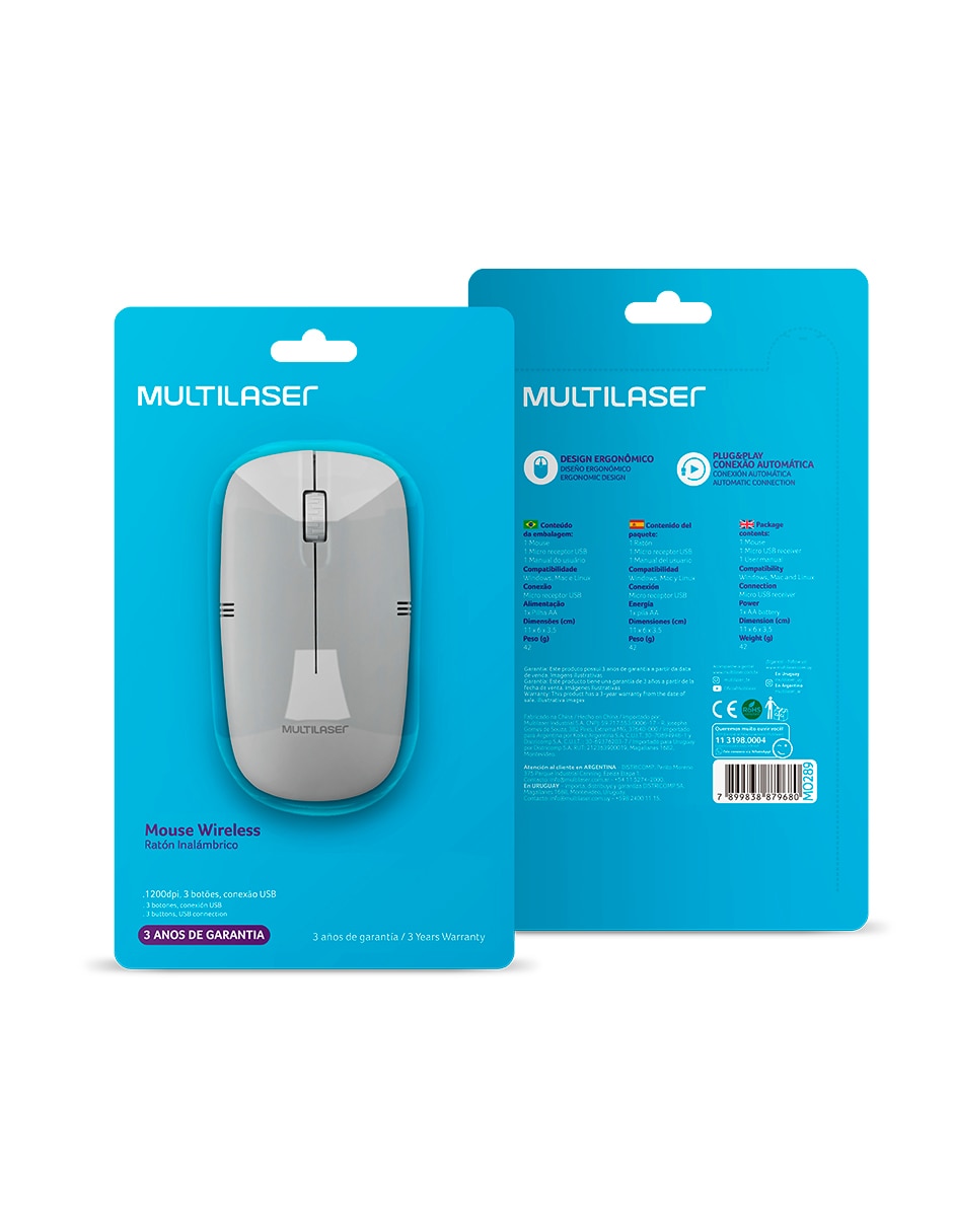 Mouse Inalámbrico slim 3