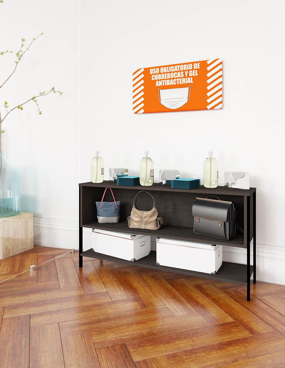 Mueble de TV armable de MDF