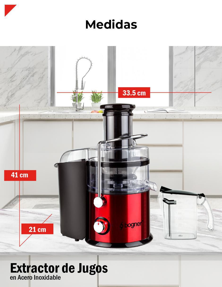 Extractor de jugo 800 W 8