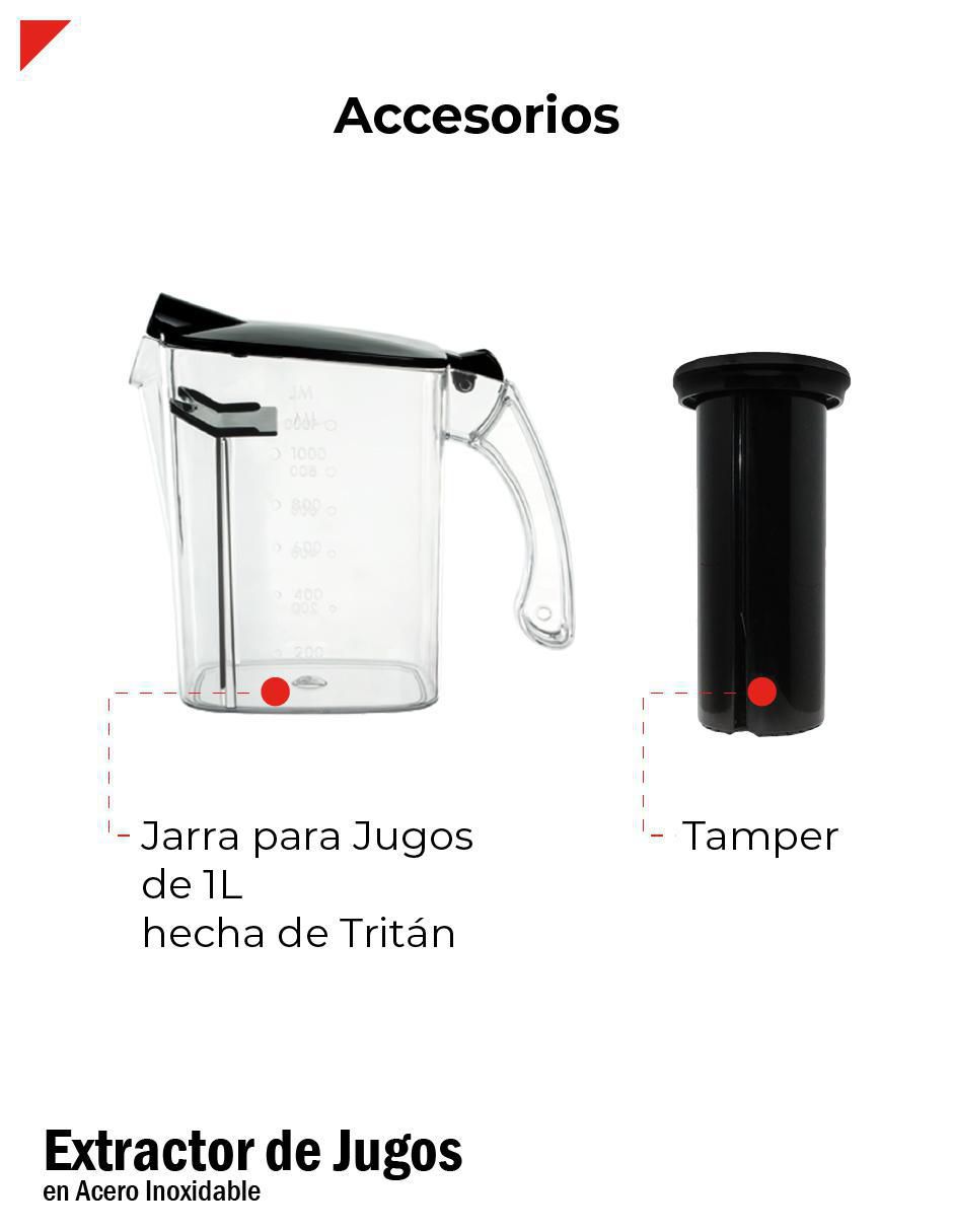 EXTRACTOR BJE02R BOGNER, 40 X 40, ROJO