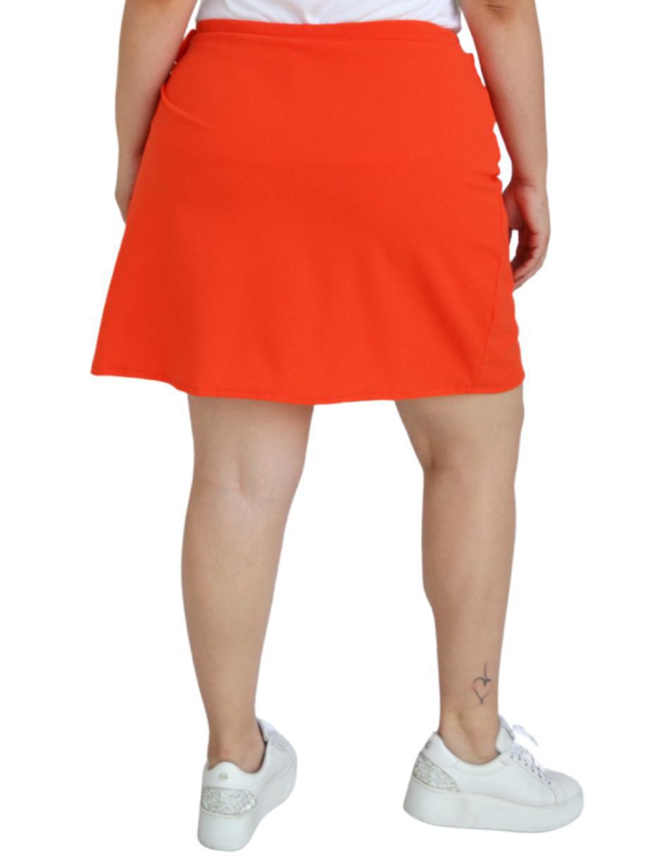 Falda short a la cintura