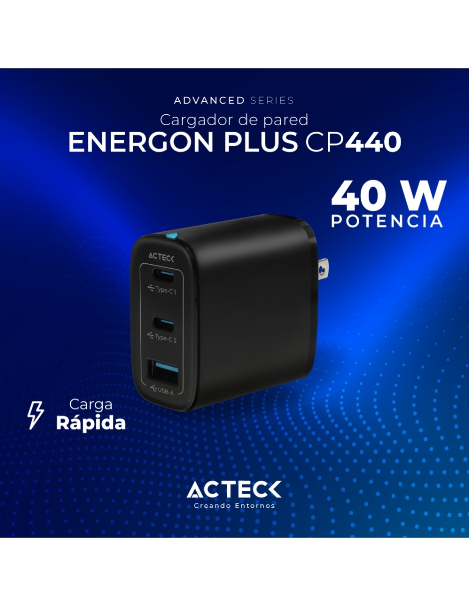 Cargador pared USB tipo A + USB tipo C 13