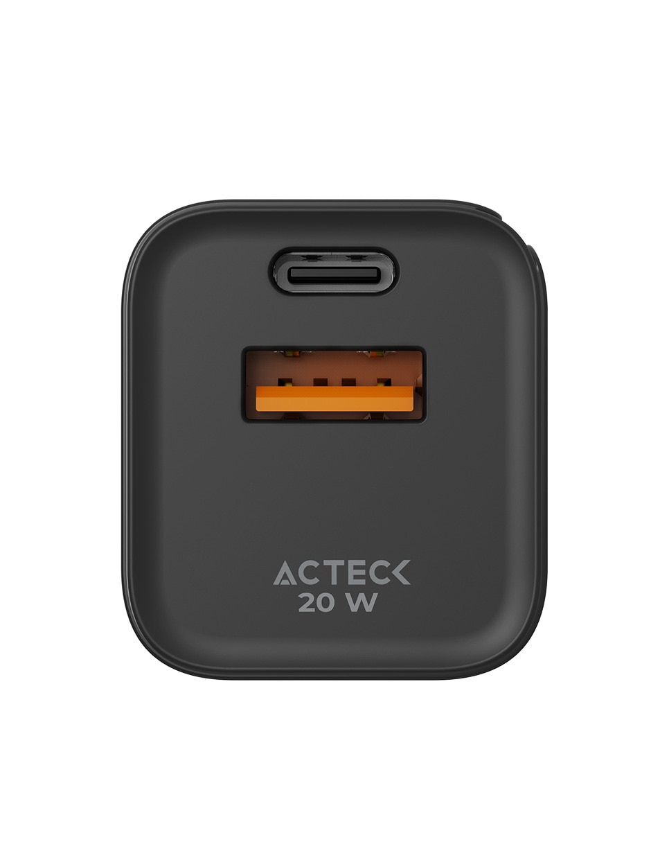 Cargador pared USB + USB tipo A + USB tipo C 6