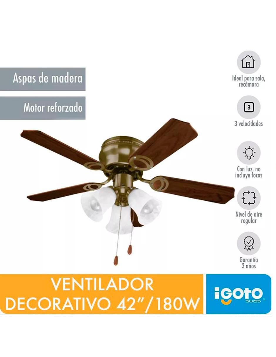 VENTILADOR DE TECHO V4202 , CAFÉC 3