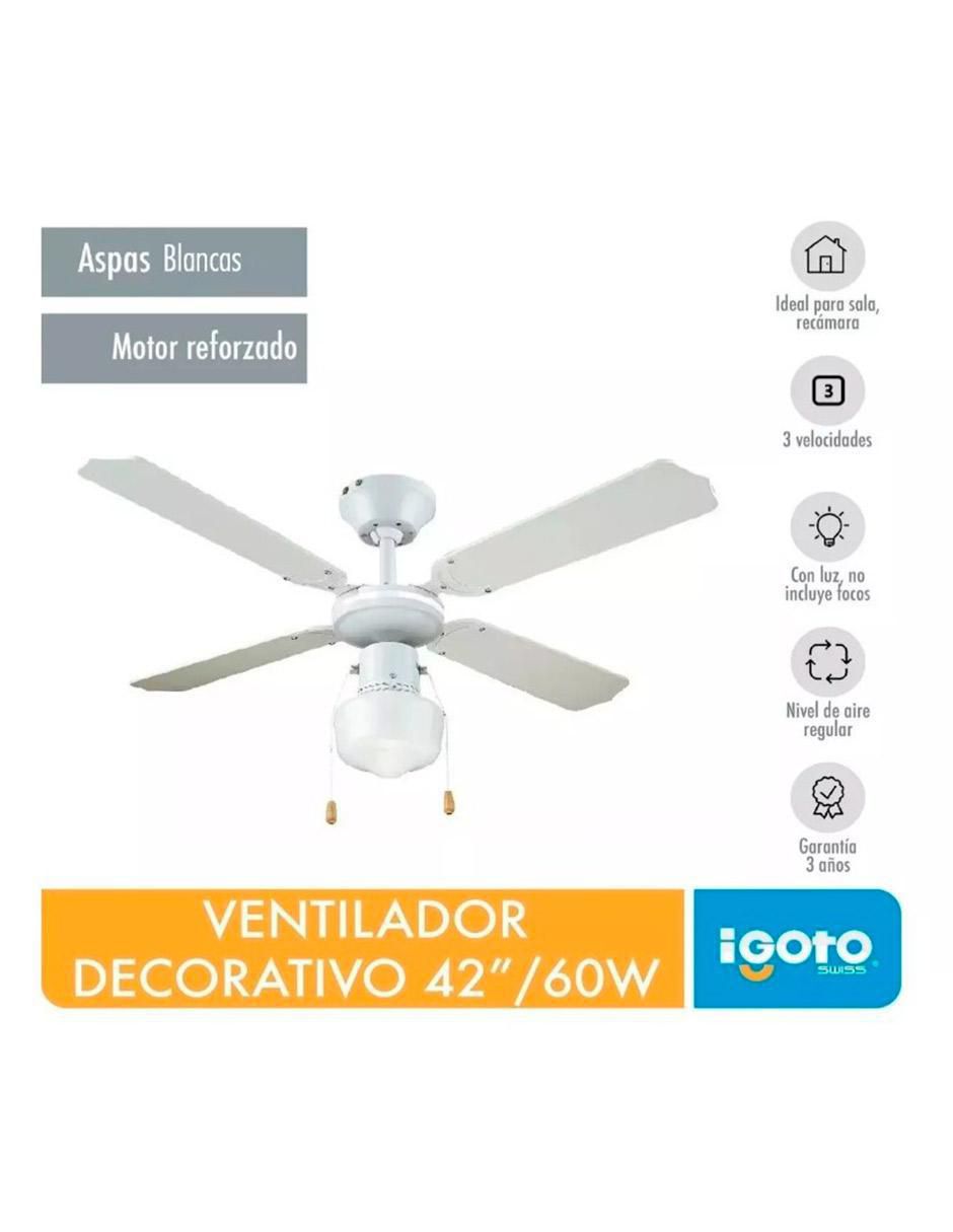 VENTILADOR DE TECHO V4207 IGOT, BLANCOC VENTILADOR DE TECHO V4207 IGOT, BLANCOC