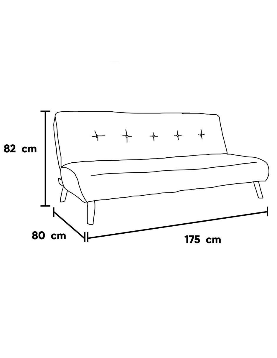 Sofá cama Karla de tela 13