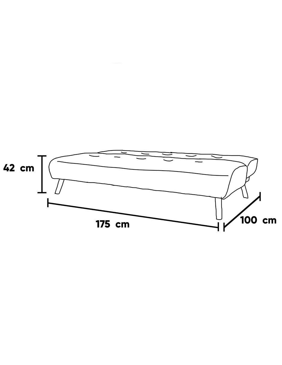 Sofá cama Karla de tela 12