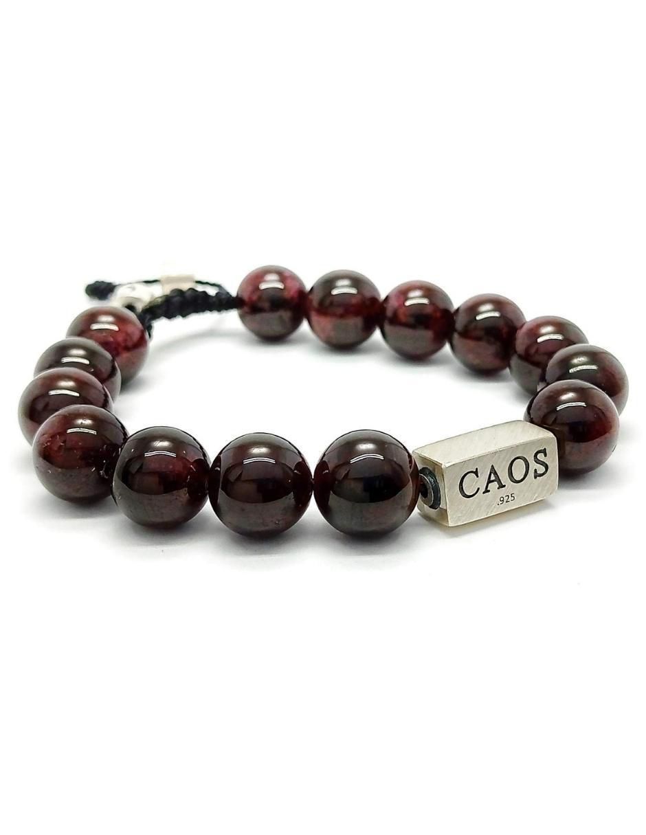 Pulsera de plata con granate Dante 2