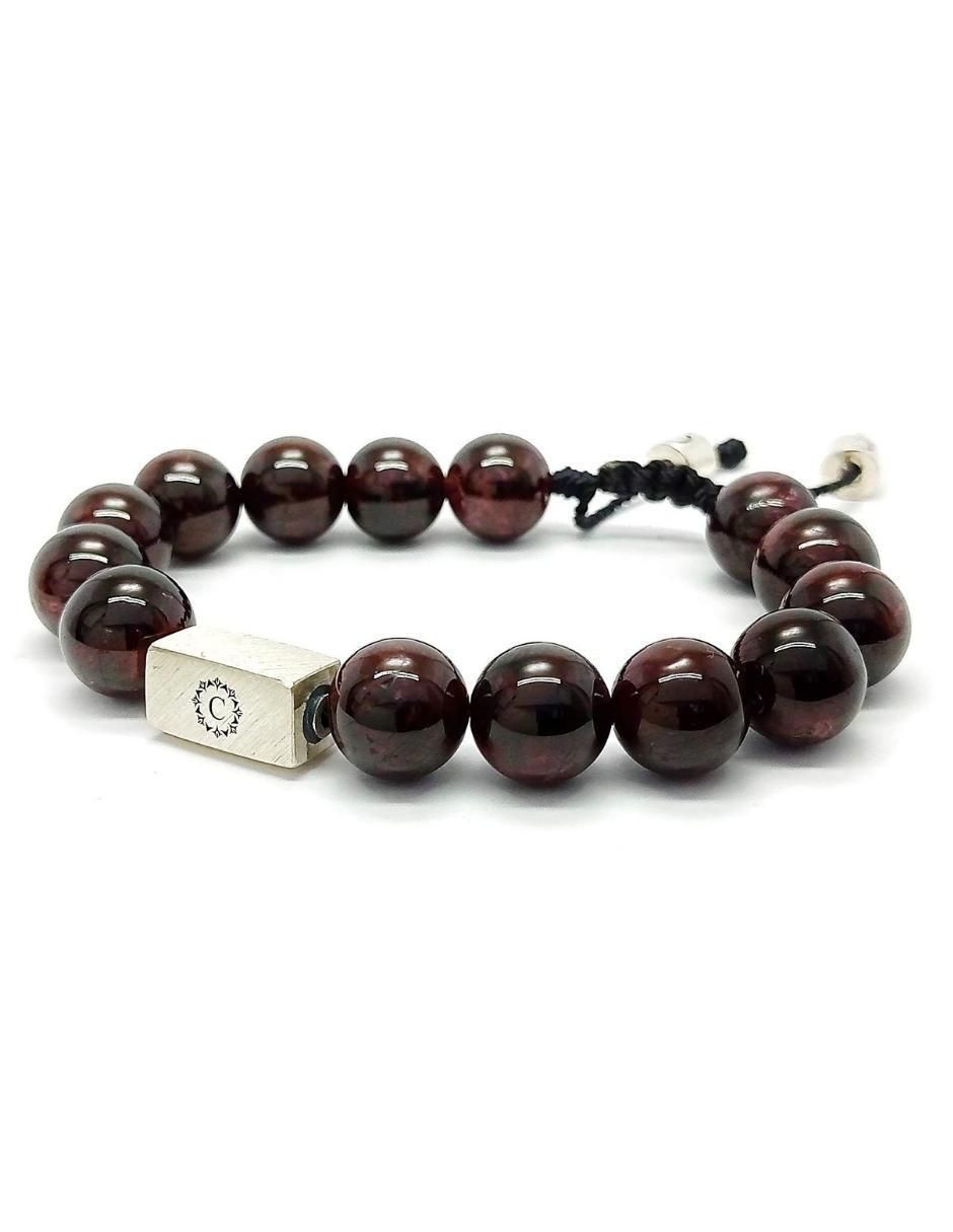 Pulsera de plata con granate Dante 3