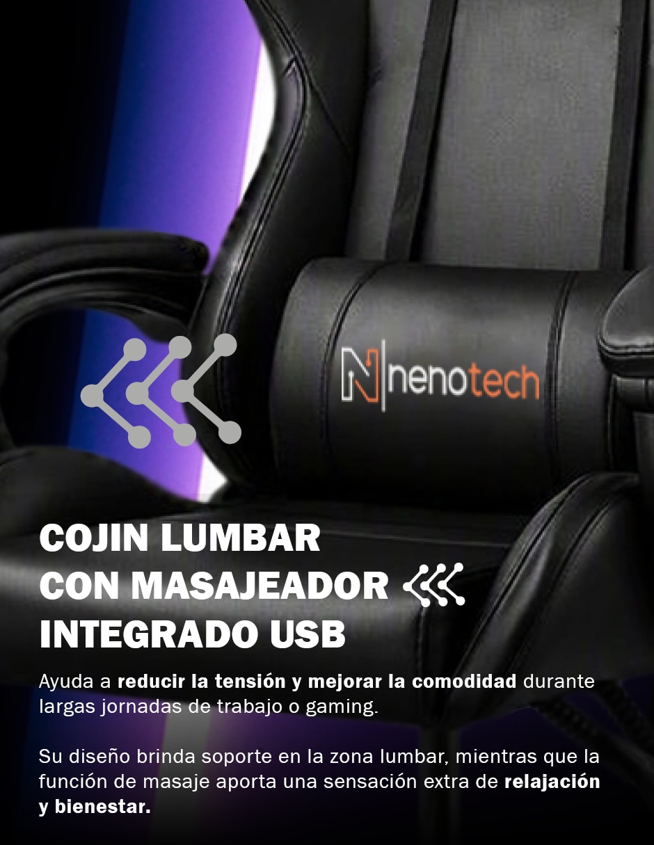 Silla gamer Max Nenotech 