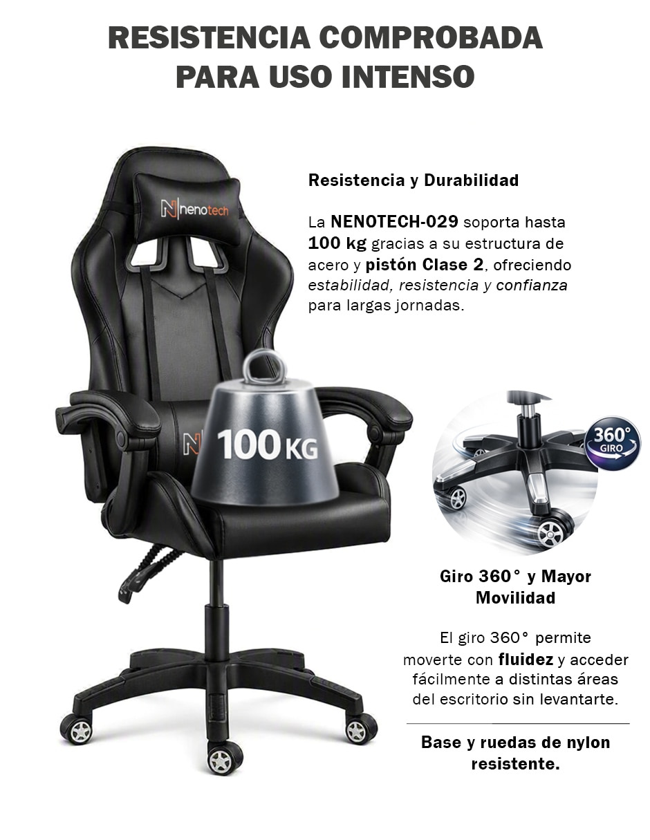 Silla gamer Max Nenotech 