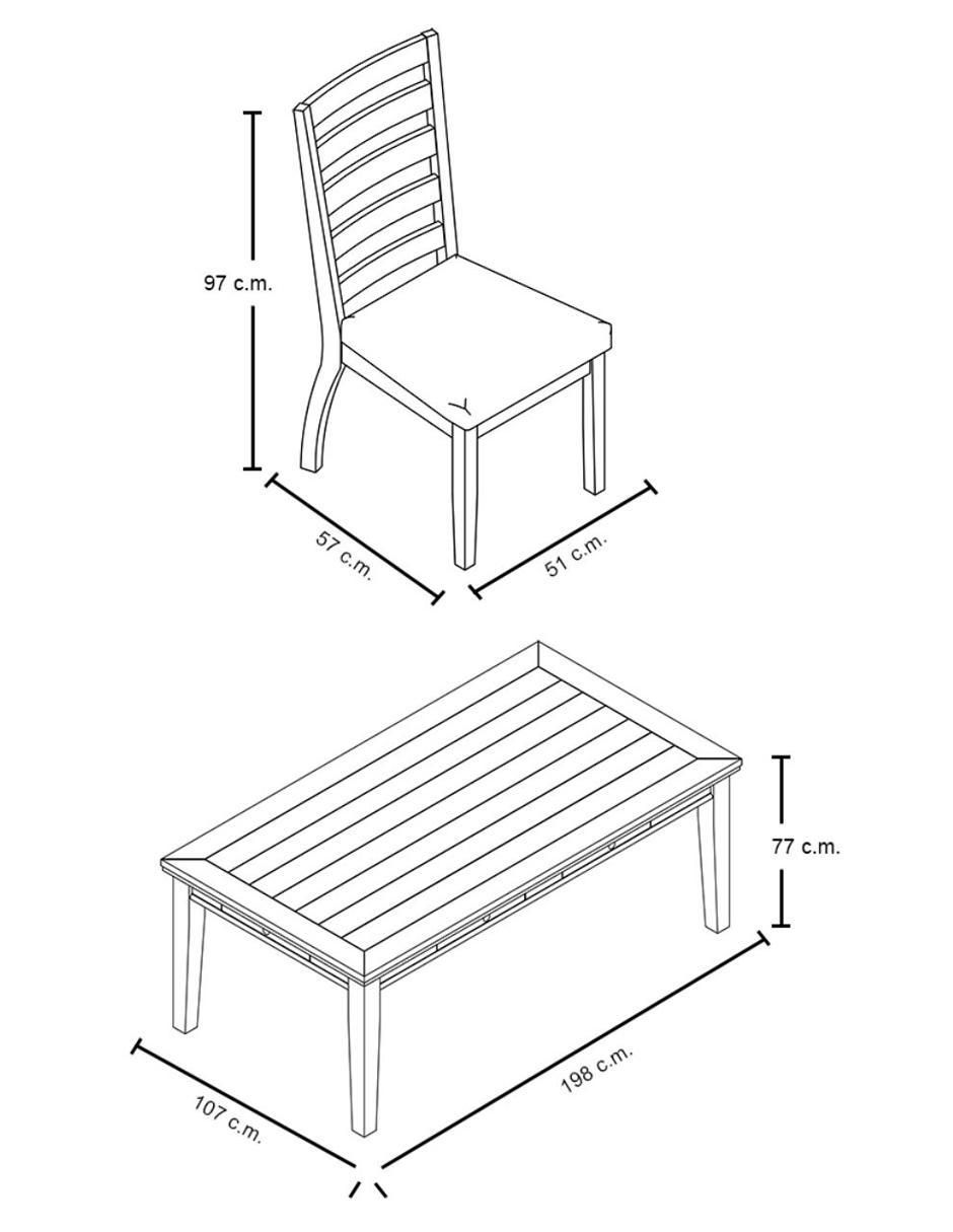 Comedor para 2 personas 8