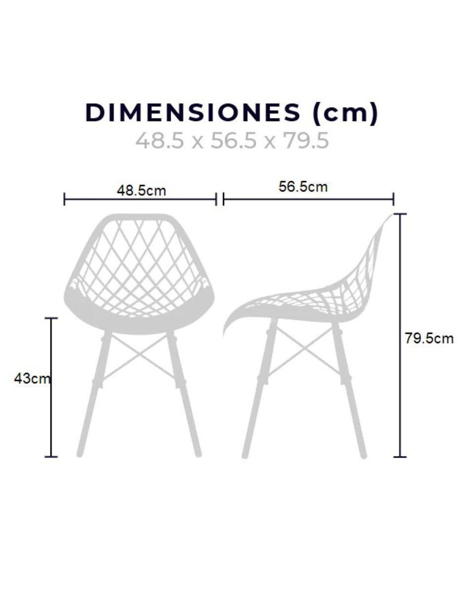 Comedor Vento para 4 personas de cristal 6