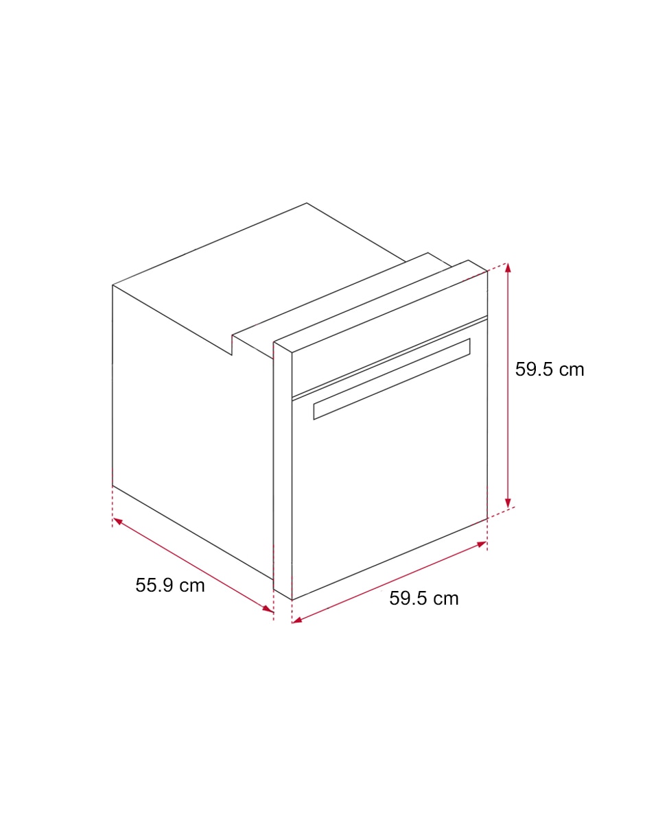 Horno eléctrico Teka HLB 85-G1 P BM MaestroPizza capacidad 70 L