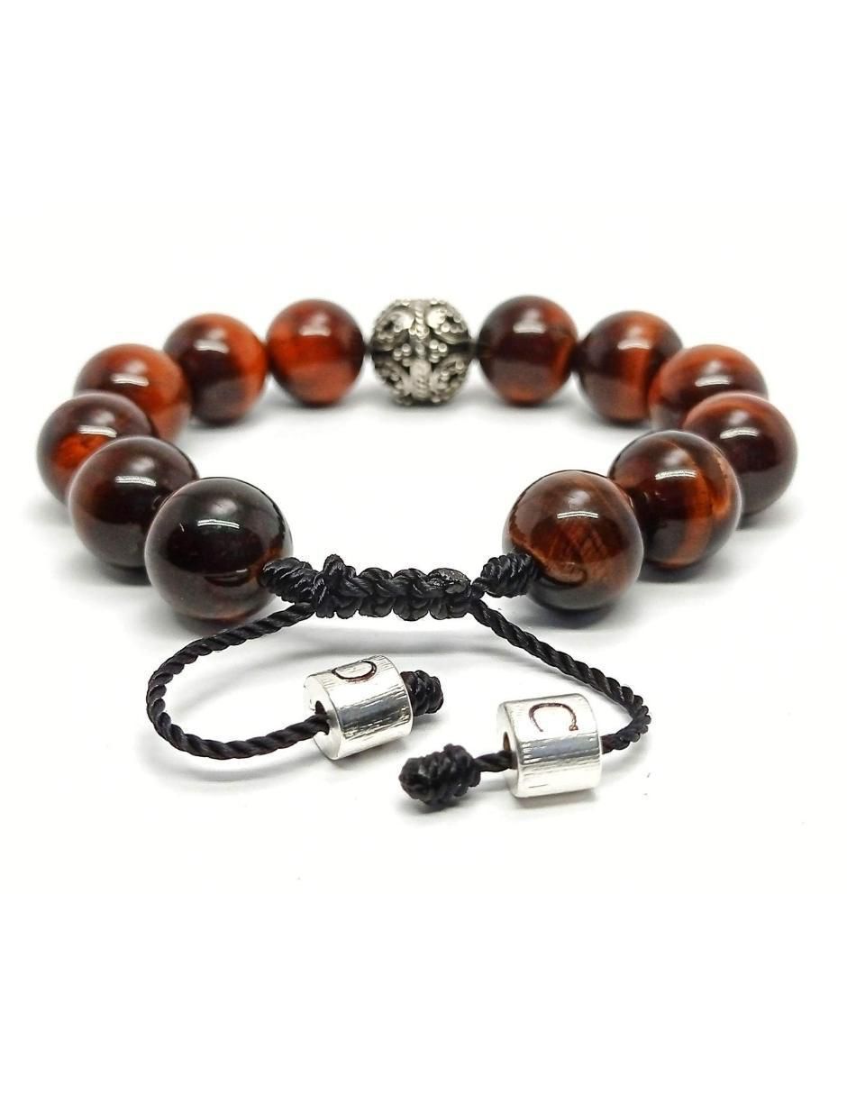 Pulsera de plata con ojo de tigre Nabucco 3