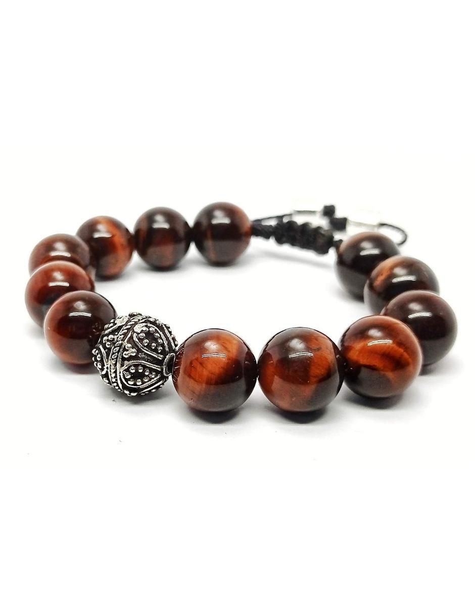 Pulsera de plata con ojo de tigre Nabucco 5