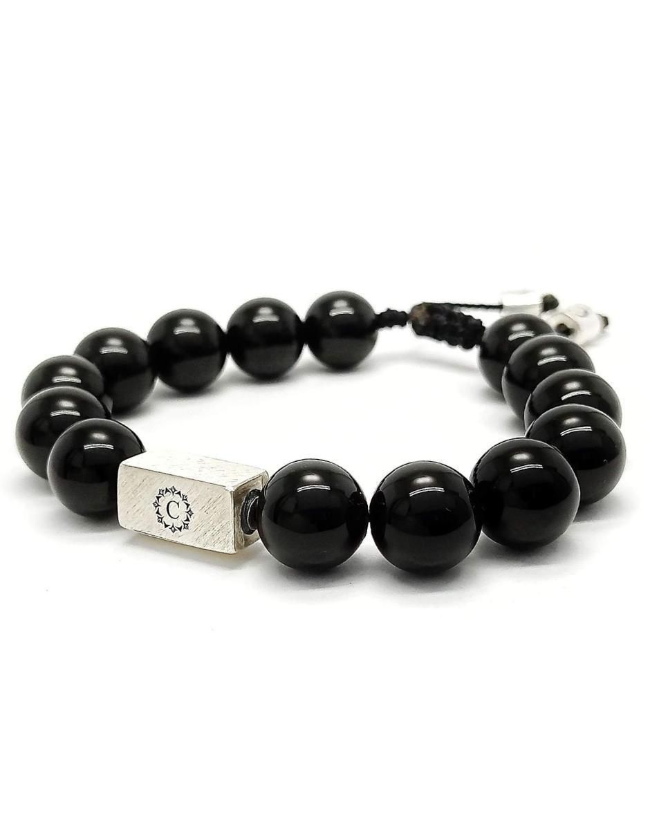 Pulsera de plata con ojo de tigre Baalam 4