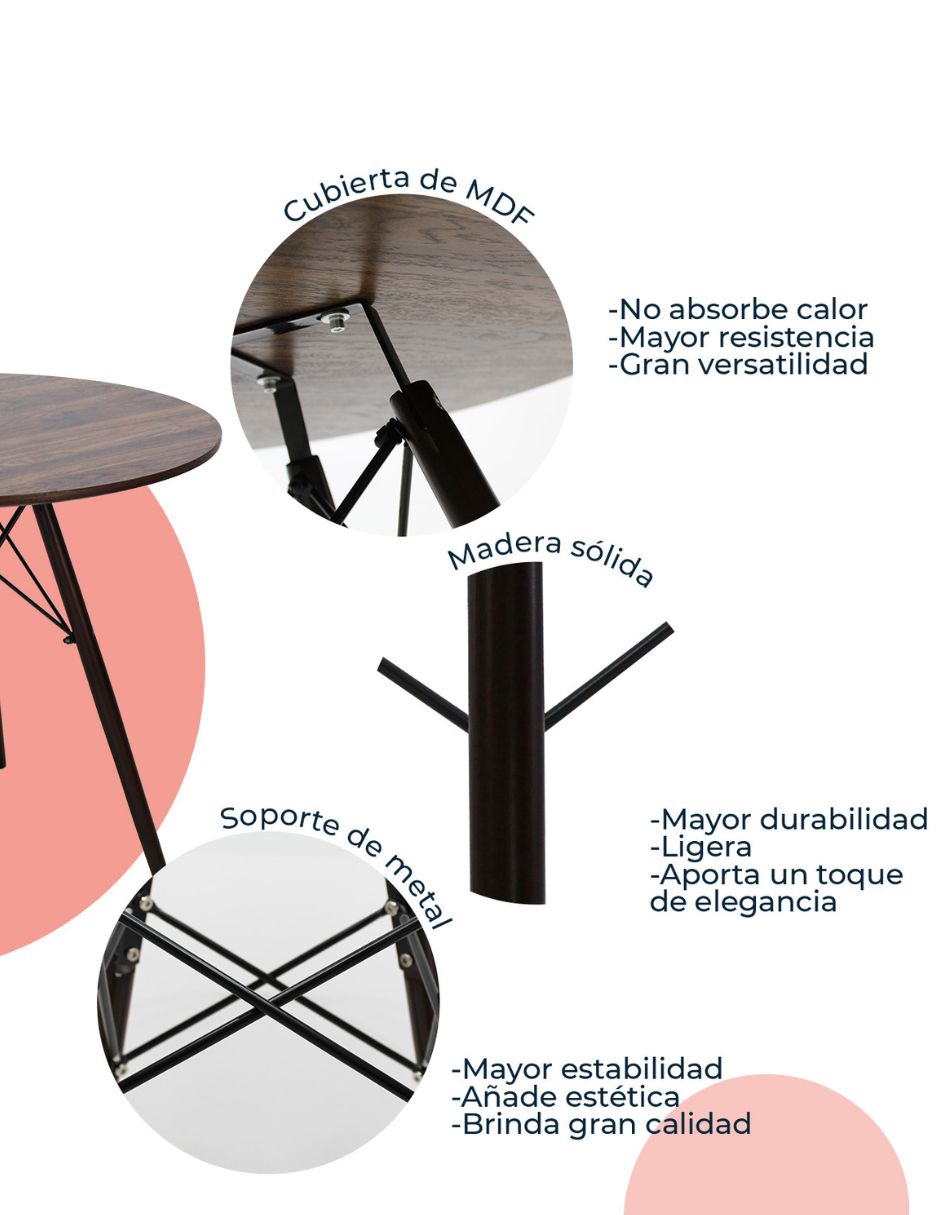 Comedor Oslo Mundo In para 4 personas