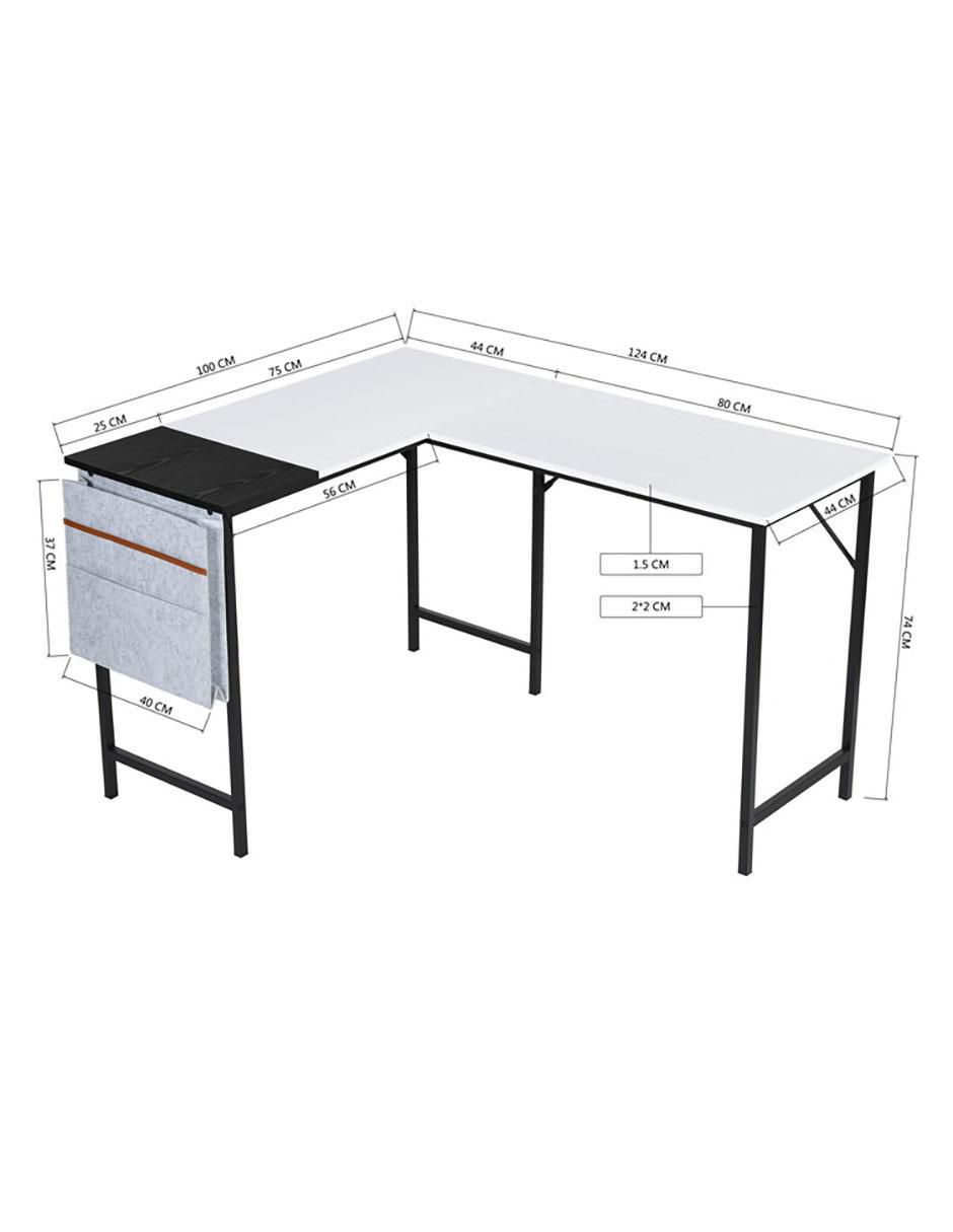Escritorio armable Isoud de MDF 8