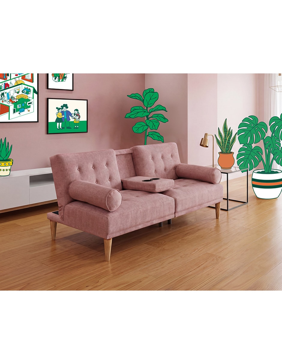 Sofá cama armable Zambroni de velvet 8