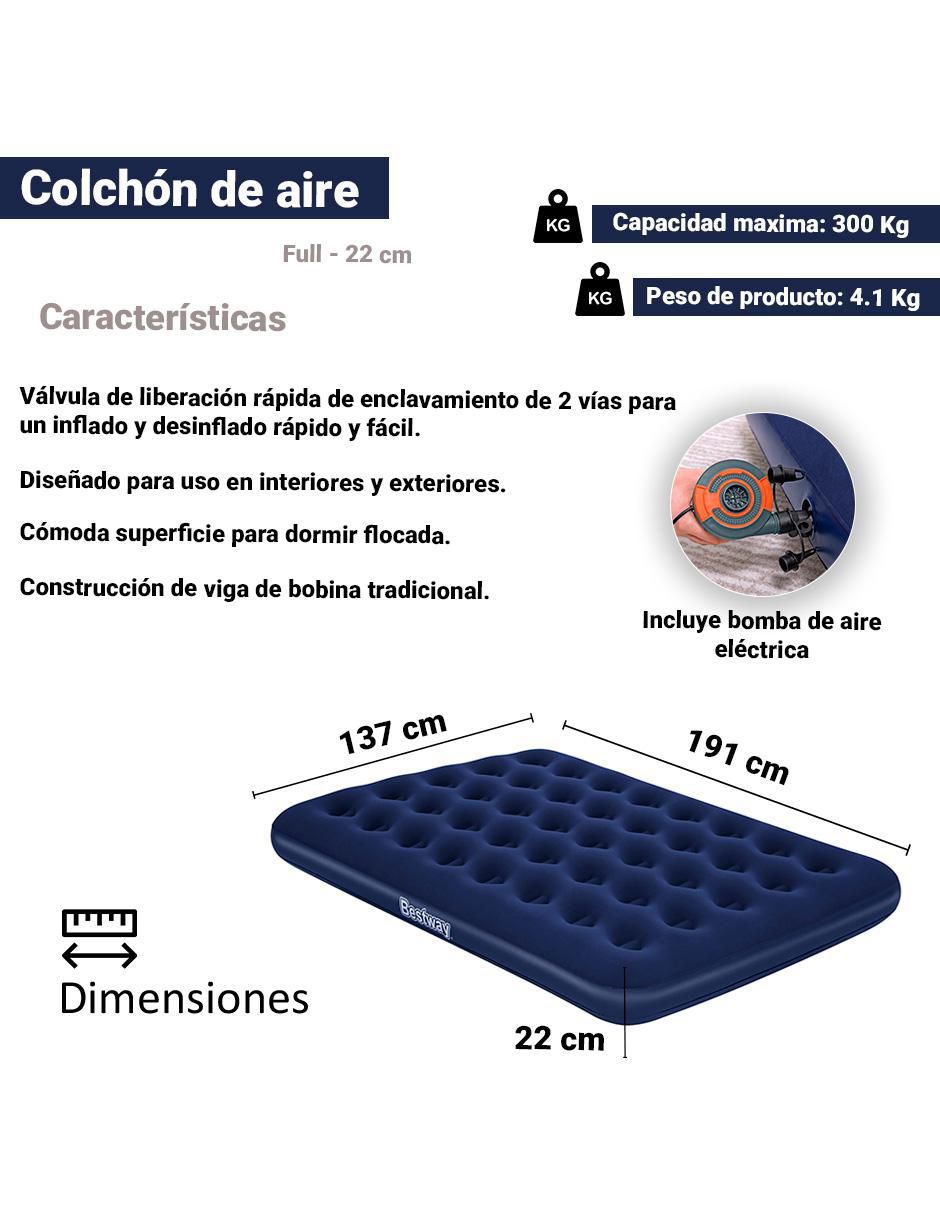 Colchón inflable Bestway 67472 tight top sin colchoneta