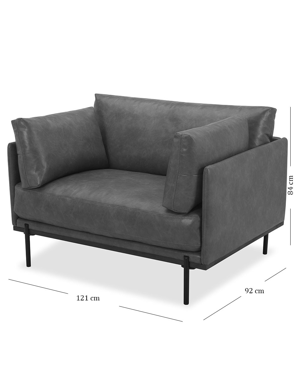 Sillón Terrance de vinipiel 9