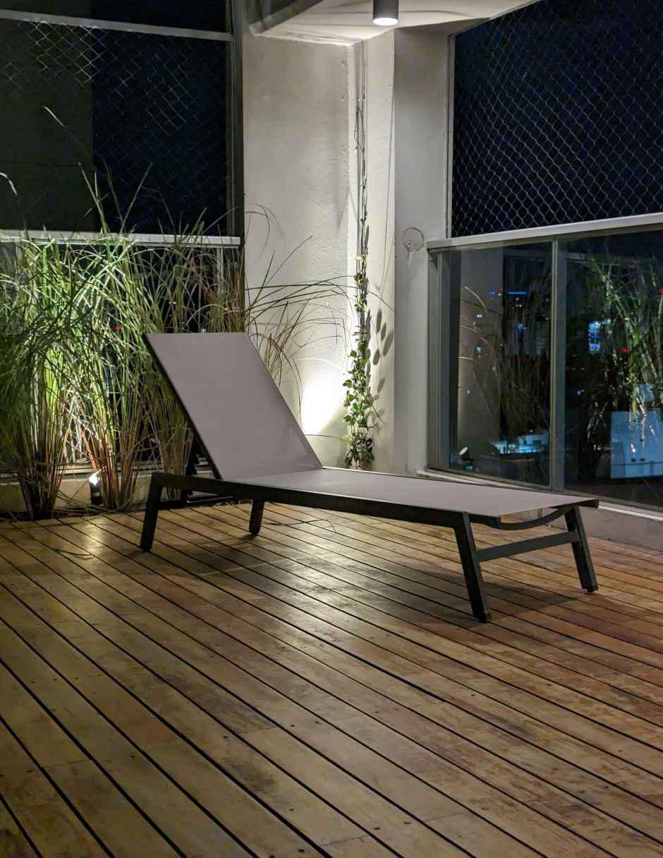 Camastro doble Midtown Concept de aluminio 2 piezas