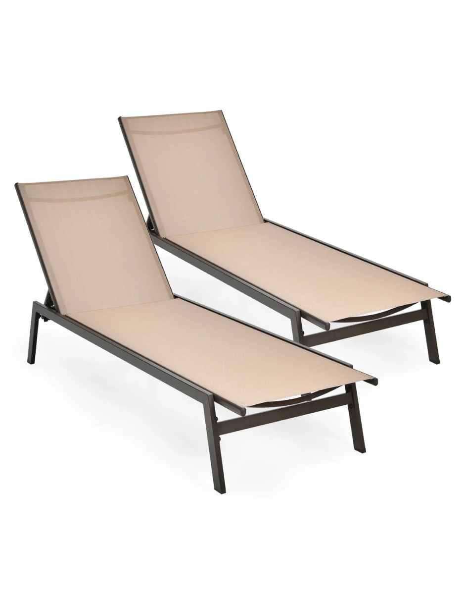 Camastro doble Midtown Concept de aluminio 2 piezas