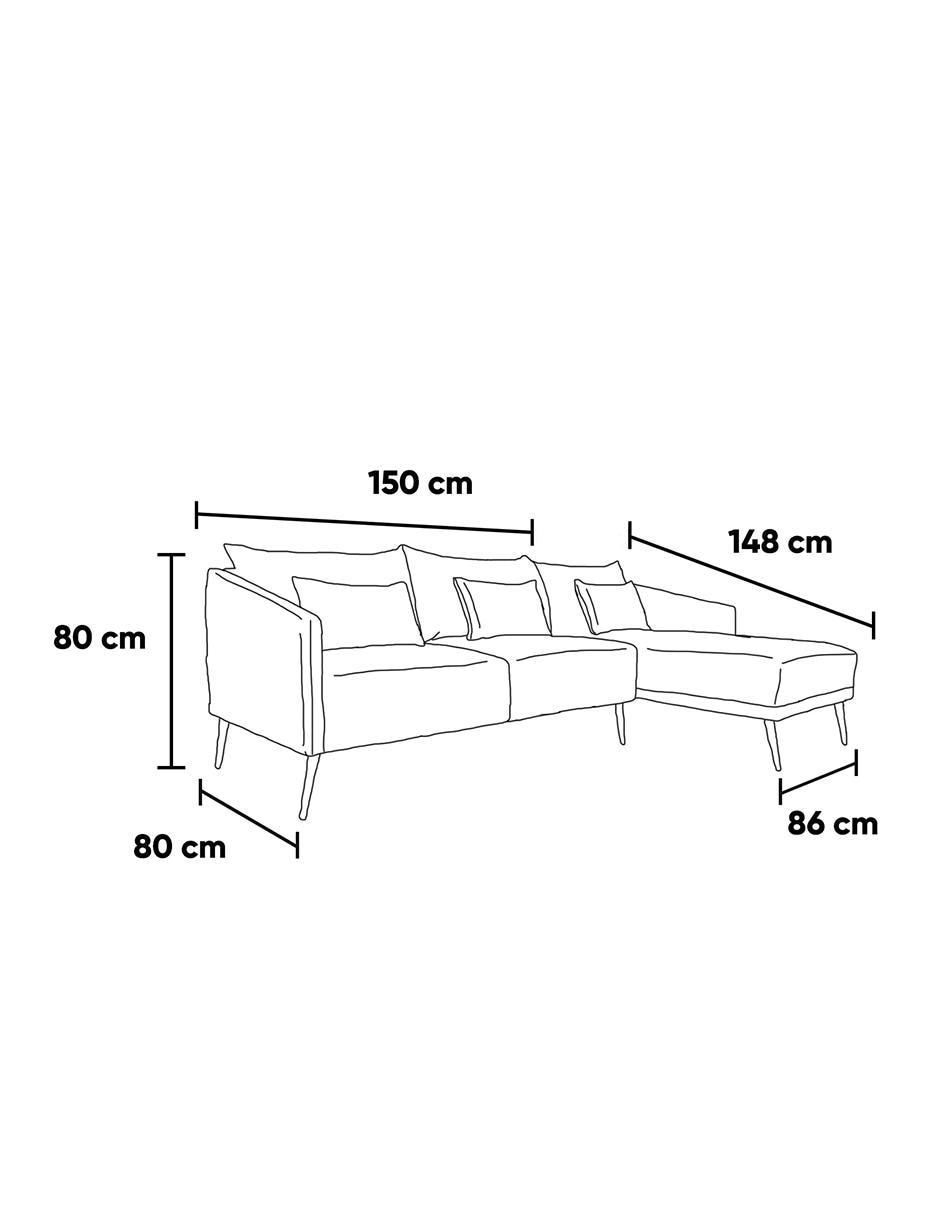 Chaise lounge Nelly Kessa de poliéster