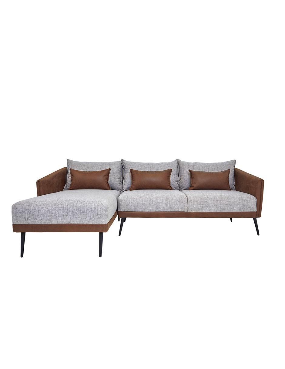 Chaise lounge izquierdo Nelly de poliéster Chaise lounge izquierdo Nelly de poliéster