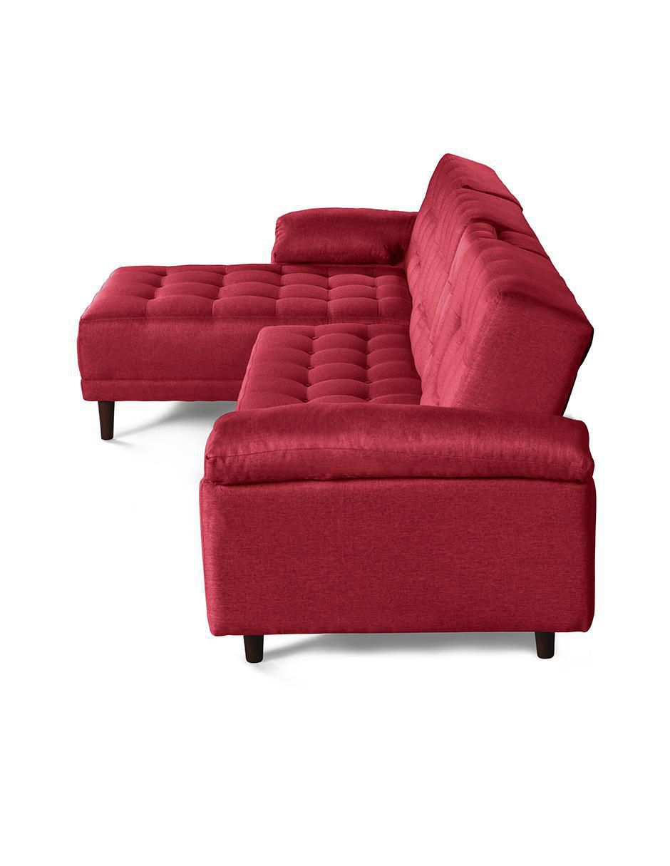 Sala modular mosley memory foam reversible reclinable 3 posiciones "de" lino 5