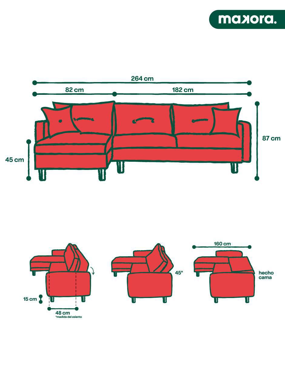 Sala modular Aventus de velvet 7