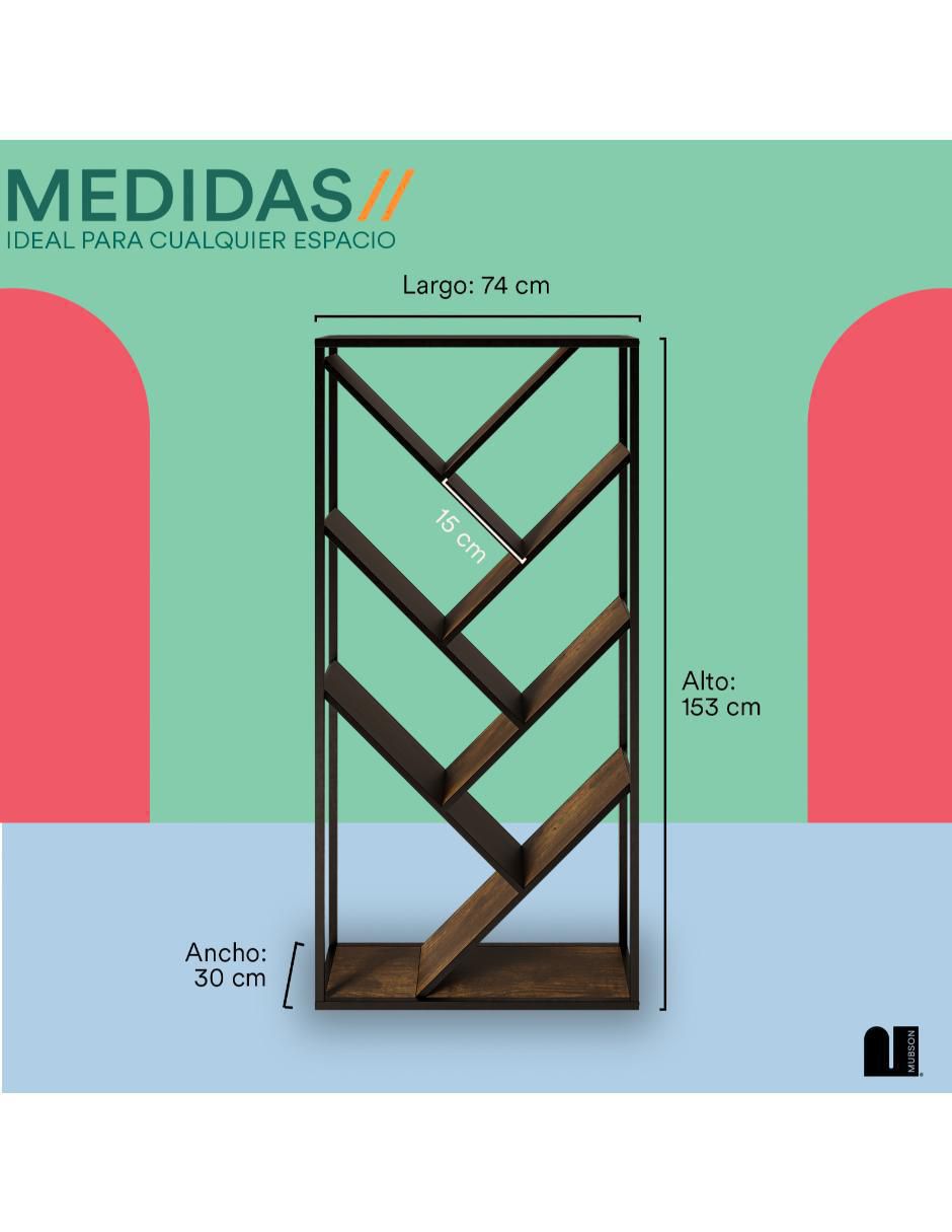 Librero armable Arat de MDF 7