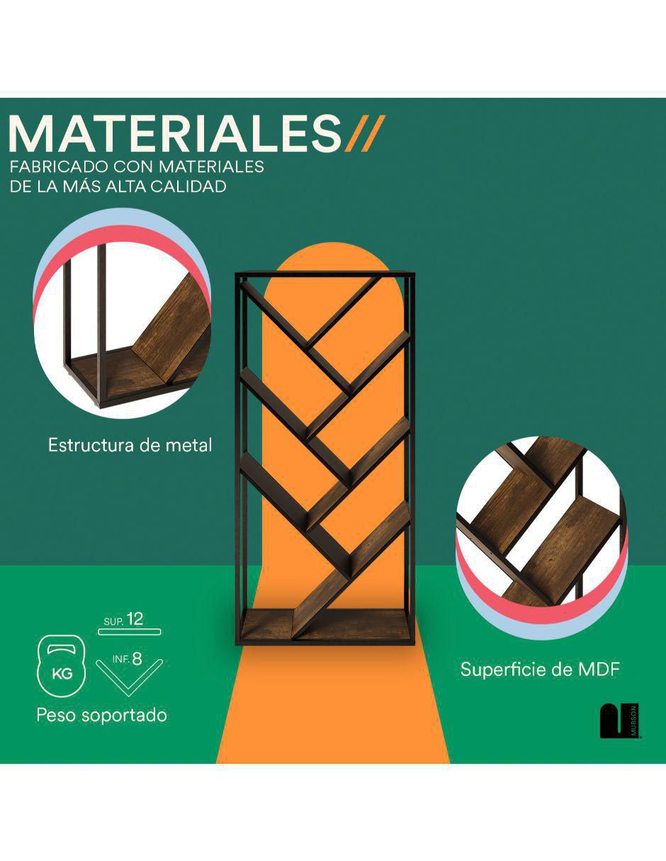 Librero armable Arat de MDF 4