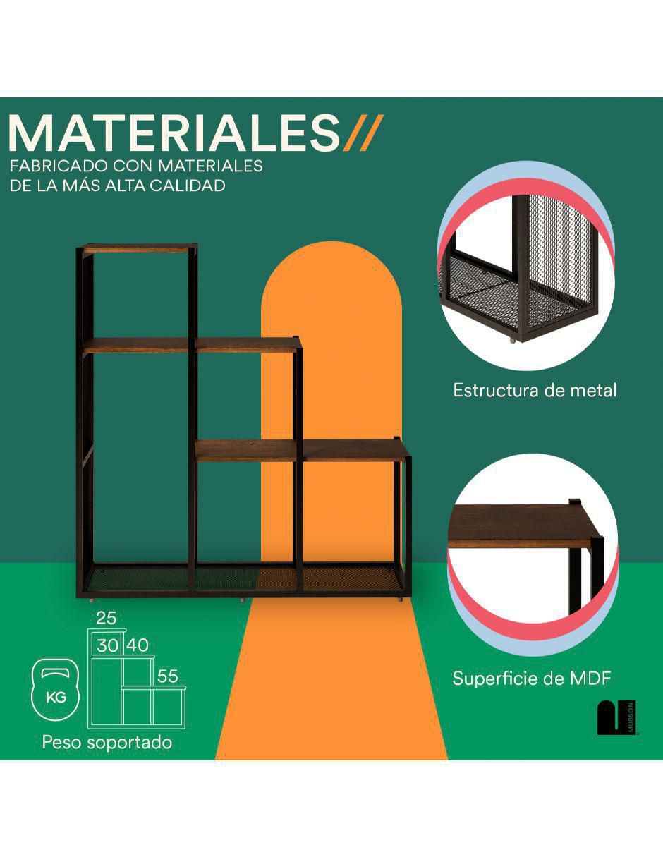 Librero armable Jaya de MDF 4