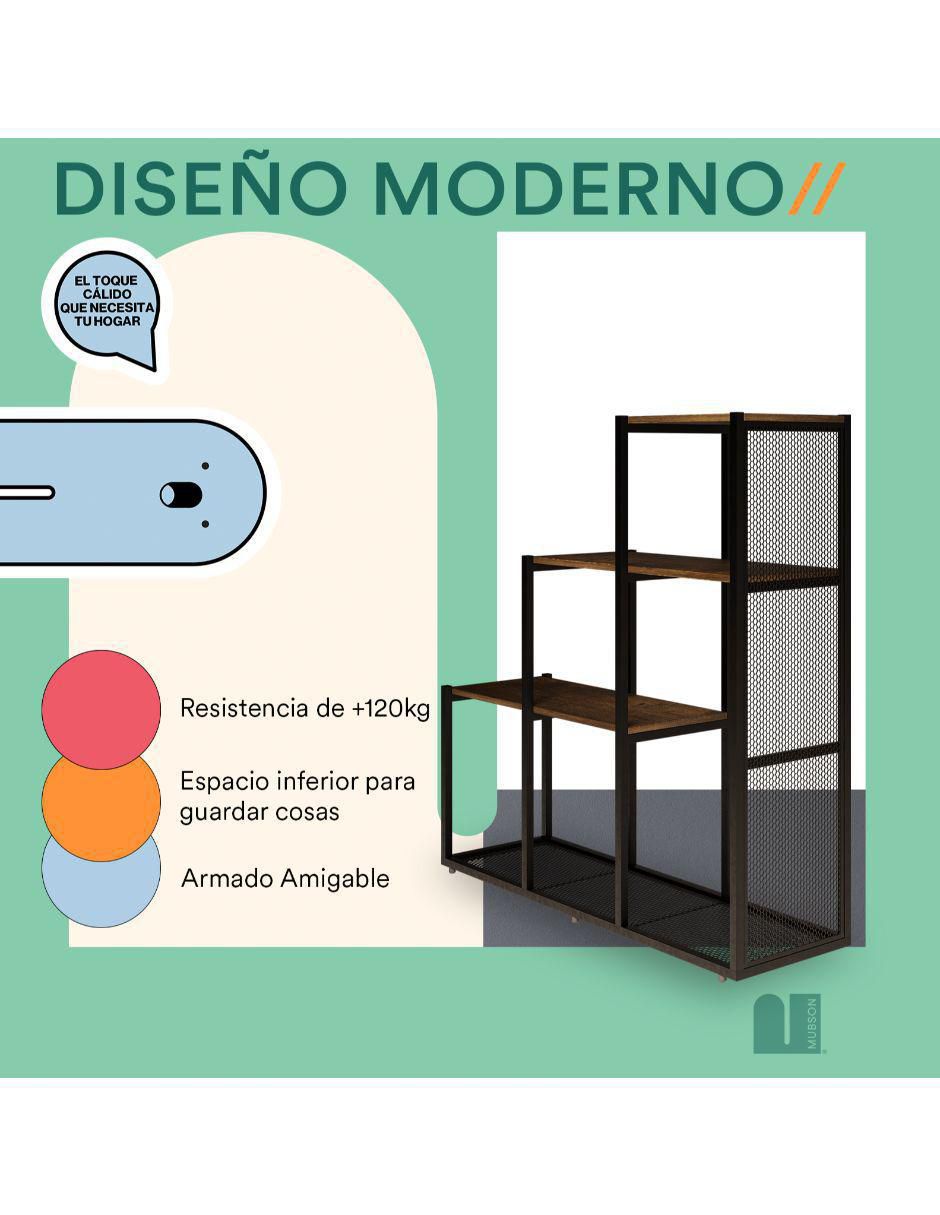 Librero armable Jaya de MDF 3