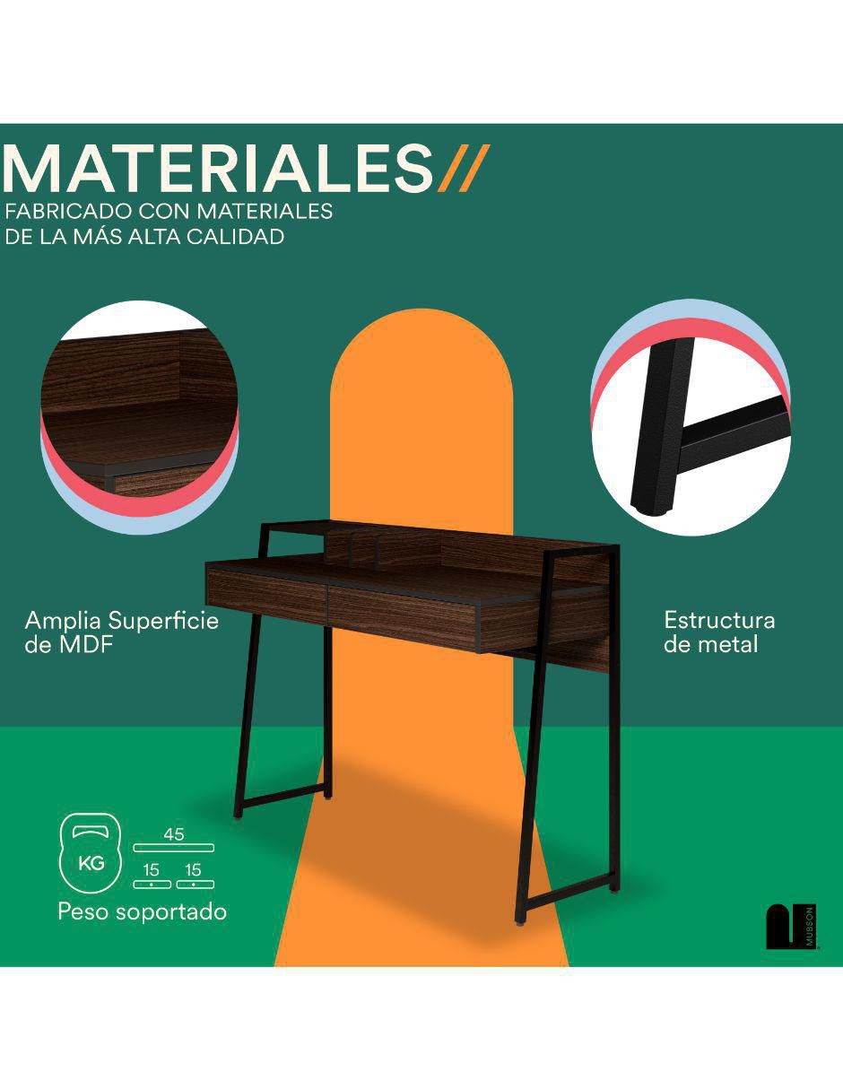 Escritorio armable Maliketh de MDF 3