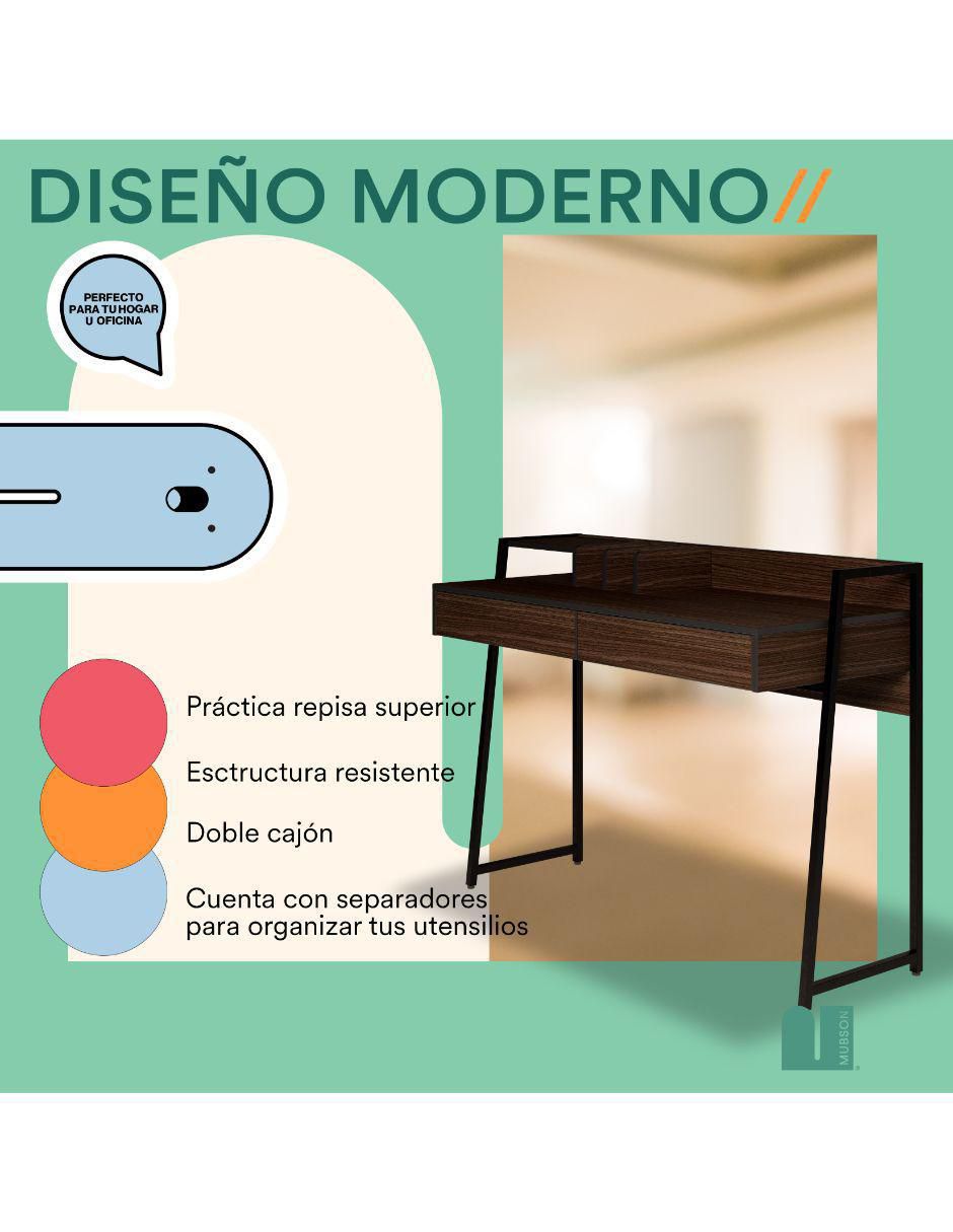 Escritorio armable Maliketh de MDF 4
